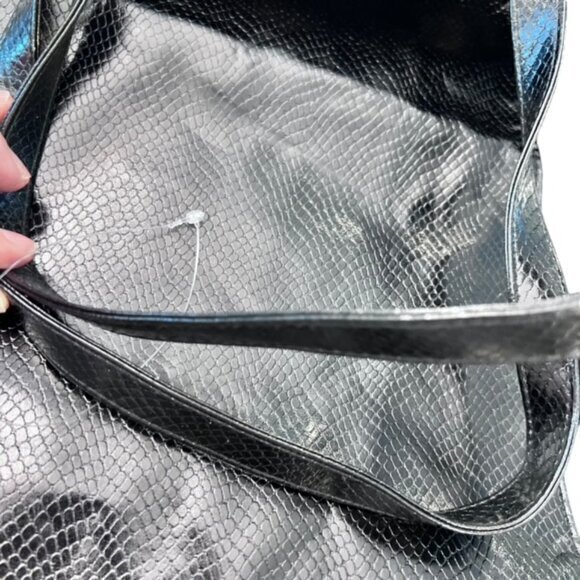 🎉SALE🎉 Jimmy Choo Perfumes Black Inner Pockets Double Handle Tote Overnight - Picture 3 of 7